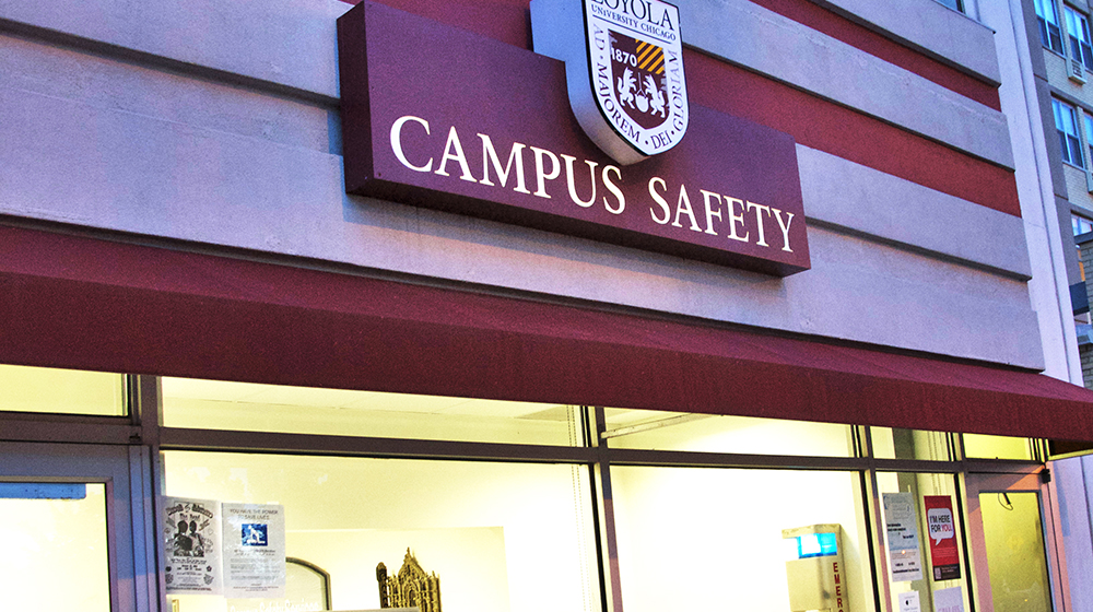 Exterior of Campus Safety Building